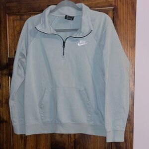 Nike Light Blue Quarter Zip Pullover